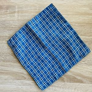 ✨5/$5 | Men’s Blue and White Checked Pocket Square✨